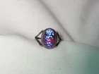 ...Vintage Sterling Silver, Dragon's Breath Ring, Size 9.25...