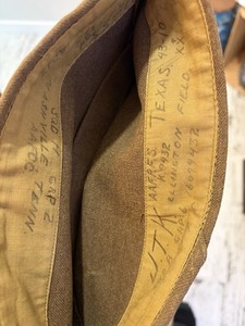 Named Identified WWII US Army Air Forces Air Corps Garrison Hat Cap WW2