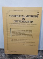 Statistical Methods in Cryptanalysis   Solomo...