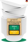 Einweg Suppenschalen 500ml - Nachhaltige Einwegschalen aus Zuckerrohr ? 50