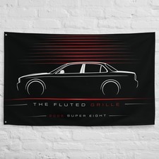 Super Eight 2005 Car Silhouette Flag 3x5 ft Garage Banner Man Cave Wall Decor