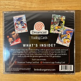 SONIC ADVENTURE CD SEGA DREAMCAST TRADING CARDS LIMITED RUN GAME PACK TS INSERTS