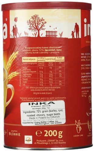 Inka 2 Dosen Instant Getreide Kaffee Getränk je 7 Unzen - Bild 2 von 5