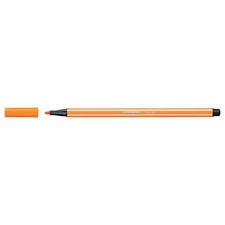 Premium Fibre-Tip Pen - STABILO Pen 68 - Pack of 1 - Orange