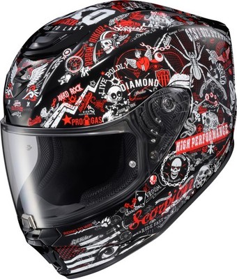 SCORPION EXO - R330 Full Face Helmet Shake 2 Red Md | 33-2314
