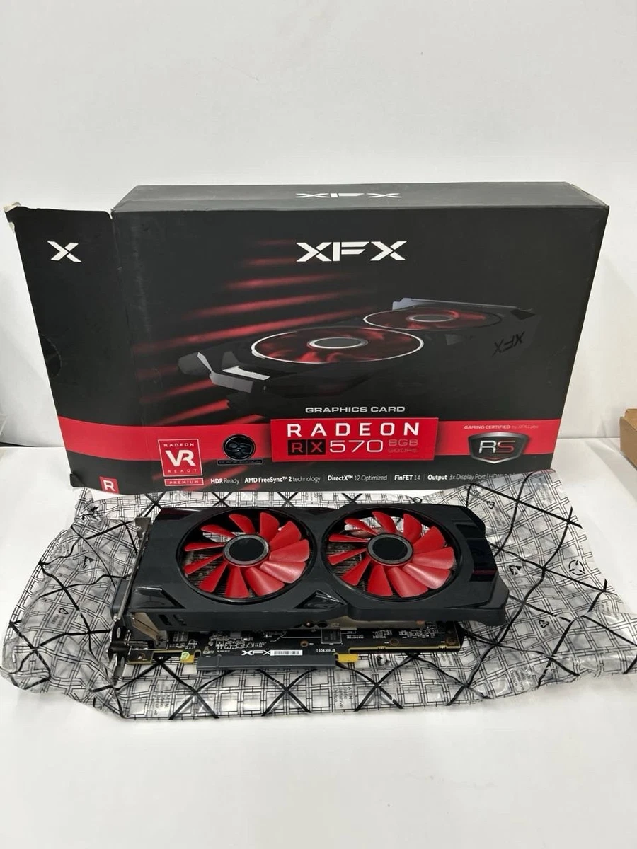 XFX AMD Radeon RX 570 8 GB Memory Computer Graphics Cards for sale