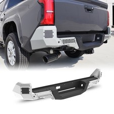 For 2024 2025 2026 Toyota Tacoma Full-width Steel Back Rear Bumper Assembly New