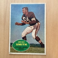 1960 Topps Football Jim Ray Smith #28