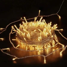 Flower Fairy String Lights, 33Ft 100 LED Cherry Blossom Plug in Easter Christmas