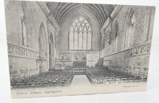 School Chapel Uppingham School Interior Postcard Photo 1900s Chapel Architecture