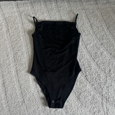 Out From Under Urban Outfitters Women s Black Spaghetti Strap Bodysuit Medium