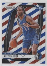 2024-25 Panini Prizm Red White & Blue Prizm Melvin Ajinca #255 0nr3