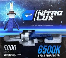 New Putco 709006 Nitro Lux Type 9006 Replacement Bulbs 5000 Lumens 6500k Temp