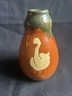 Weller Art Pottery Jap Birdimal 5”  Vase