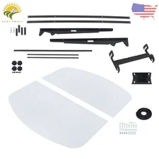 White Tractor Top Canopy 52" × 52" For 2" x 2" or 2" x 3" Rops Mower Umbrella