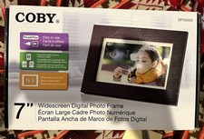 Coby 7  Widescreen Digital Photo Frame Dark Brown DP732