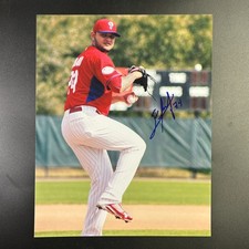 Elvis Araujo Philadelphia Phillies In Person Autographed Photo SEE DESC