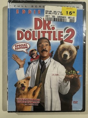 Dr Dolittle 2 DVD SEALED Fox Video Eddie Murphy Kristen Wilson Jeffrey Jones