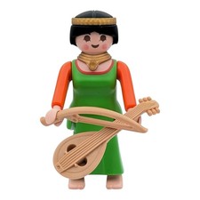Playmobil mittelalterliche Maid Figur Laute Burg Taverne Maid Figur
