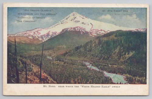 Mt Hood ODER Old Oregon Classics White Headed Eagle Zitat [Eva Emery Dye]