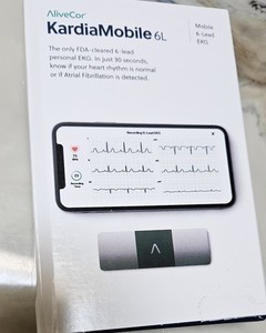 KardiaMobile6L monitor ekg personale 6 cavi