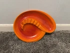Vintage Royal Haeger MCM Orange Ashtray 153 USA Good Condition