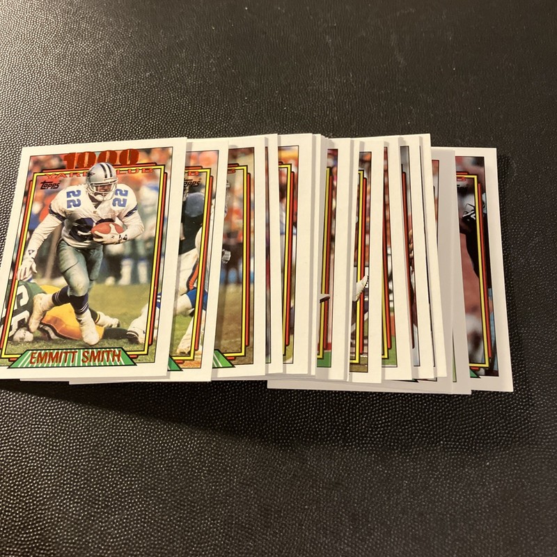 1992 Topps Football Complete 1,000 Yard Club Subset of 20 Cards. Excellent Cond.