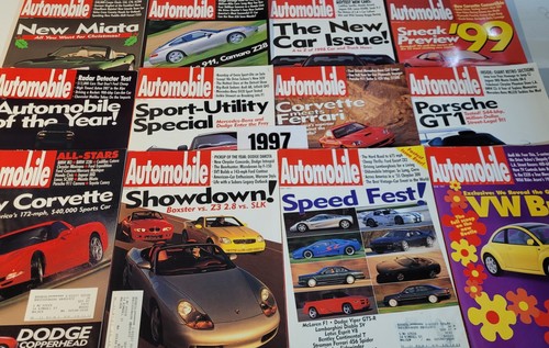 AUTOMOBILE Magazine FULL-YEAR Lots (12 Issues) - 1980s - 2000s - Imagen 7 de 17