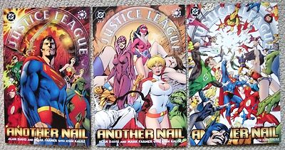 JUSTICE LEAGUE: ANOTHER NAIL #'s 1-3 (DC COMICS, MINI SERIE, 2004), NEUWERTIG
