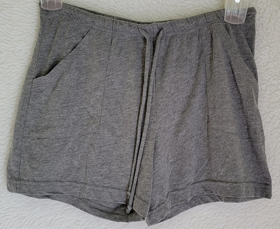 Gilligan & O'Malley Womens Sleep Lounge Shorts Size S Small Gray - Image 4 of 4