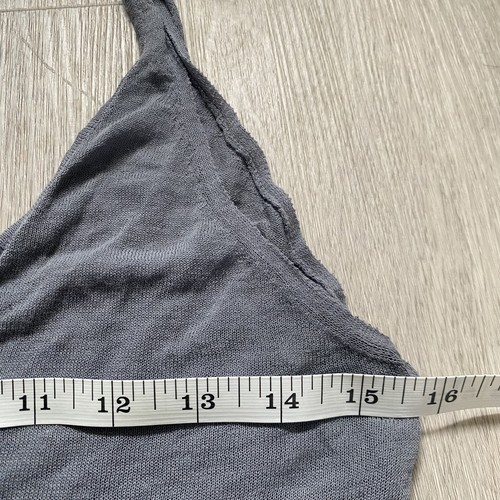 Zara Knit Tank Damen Grau Ärmellos Top Small - Bild 5 von 8