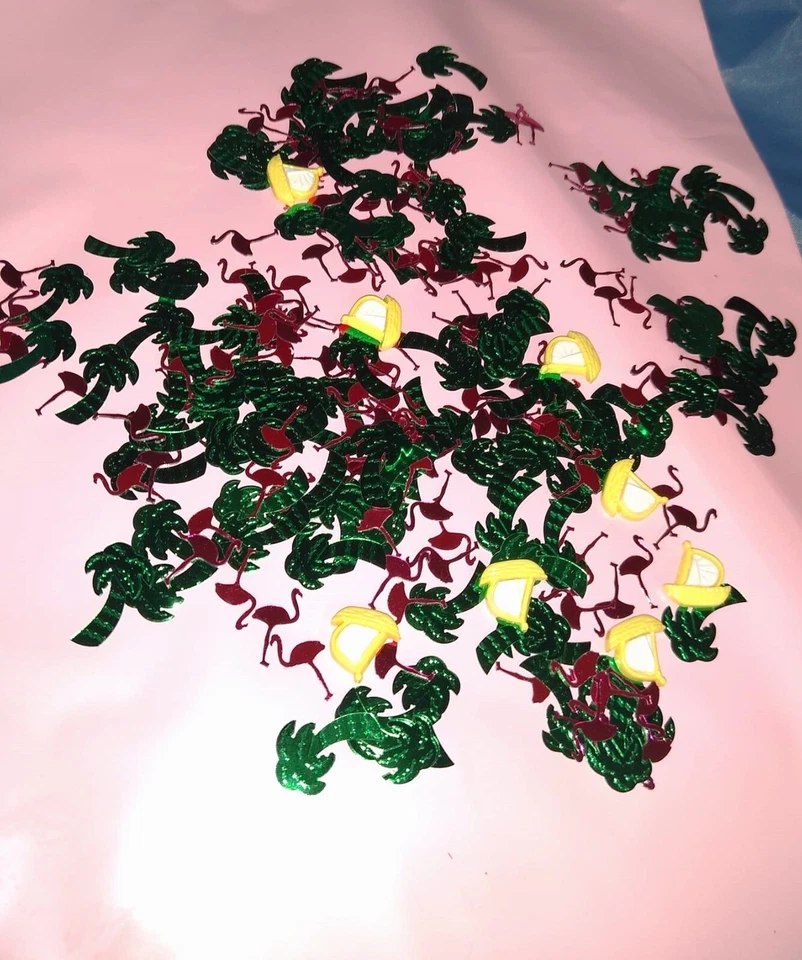 Funtime Confetti #020083, 1/2 oz/pk, velero, flamenco, palmeras Foto 3 de 4