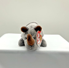 Spike the Rhino TY Beanie Baby 1996 Stuffed Animal Toy