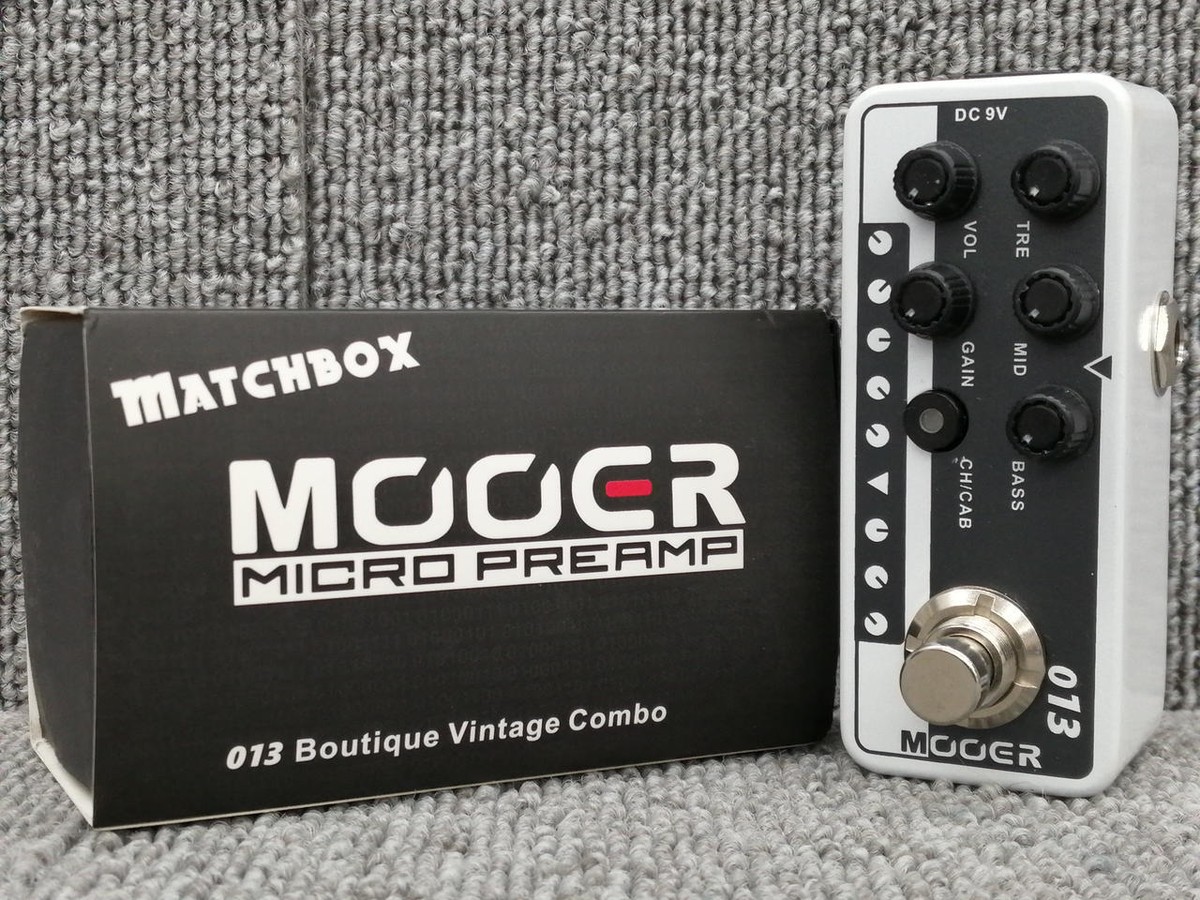 MOOER Micro Preamp 013 Mini-sized preamp pedal Contains 30W
