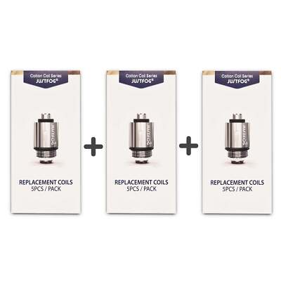 3 x 5 Stück JustFog Q16 Pro P16A P14A Q14 Verdampferköpfe Coils Heads 1.60 Ohm
