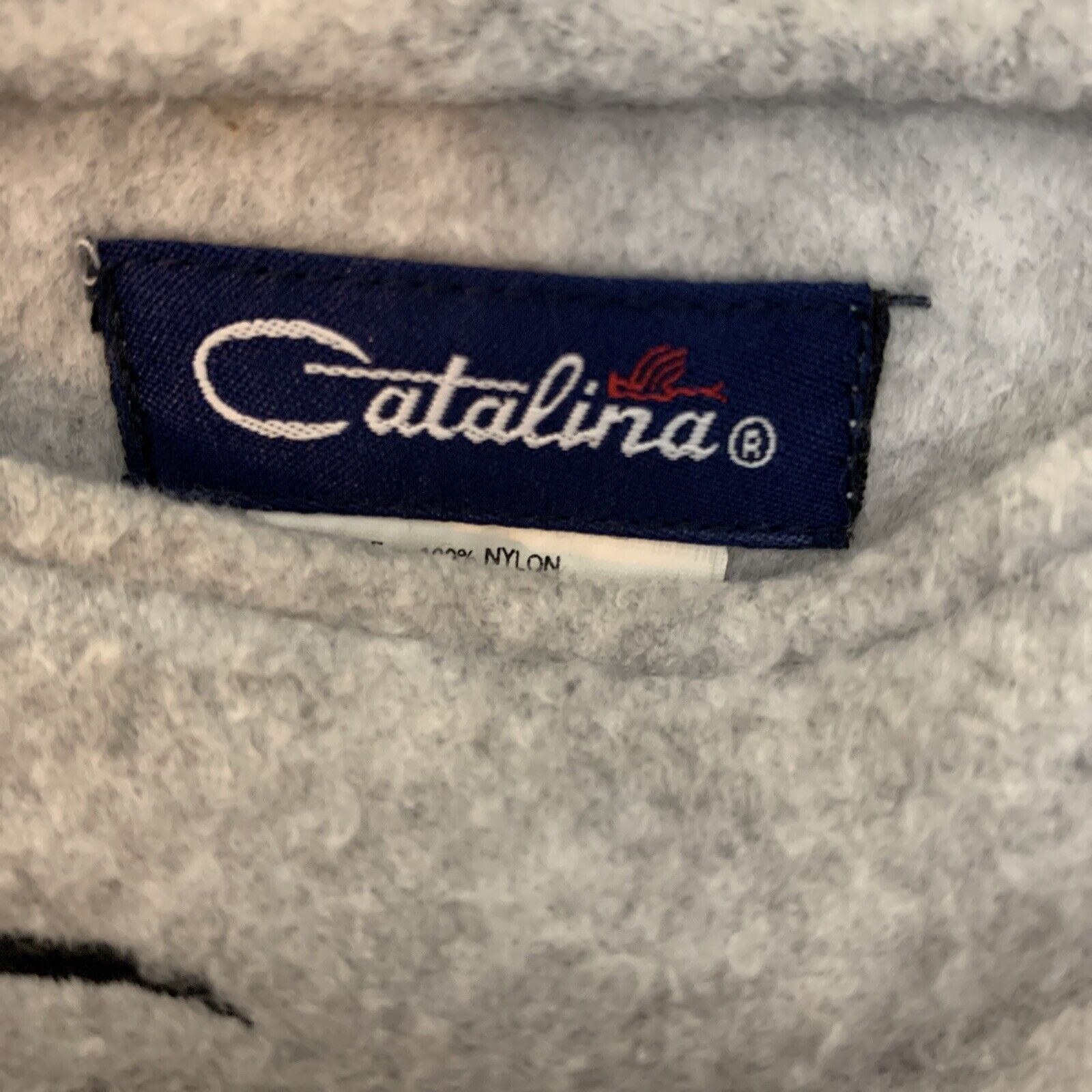 Catalina Reversible Vest Zip-up Black Nylon Gray … - image 12
