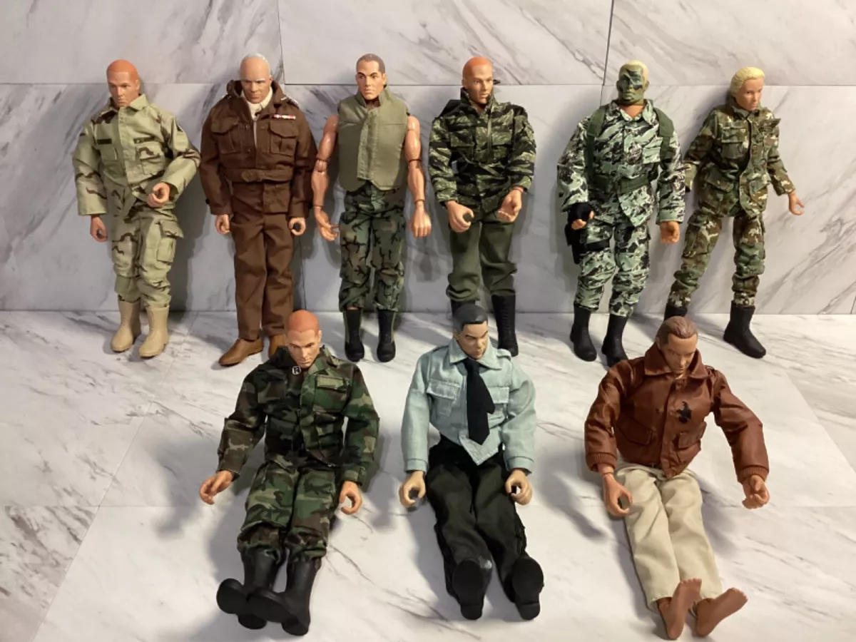 VINTAGE GI JOE 12 Inch Action Figures Lot