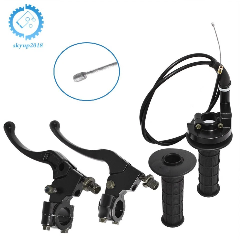 Empuñadura de manillar para Honda Baja Doodlebug 7/8" cable acelerador embrague palanca de freno Foto 2 de 4