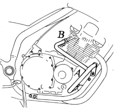 Yamaha XJ 900 S Diversion (From 1994) Engine Guard - Chrome BY HEPCO AND BECKER
