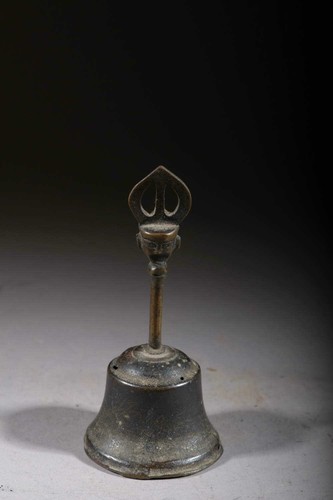 art asie Cloche de cérémonie en bronze de chaman Dao - Photo 8 sur 10