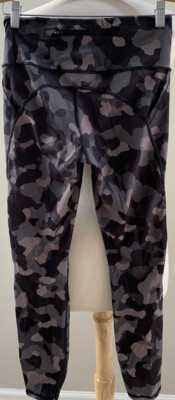 Legging Athleta Supersonic Femme 7/8 - Camouflage Olive - Taille XXS - Occasion Très Bon état
