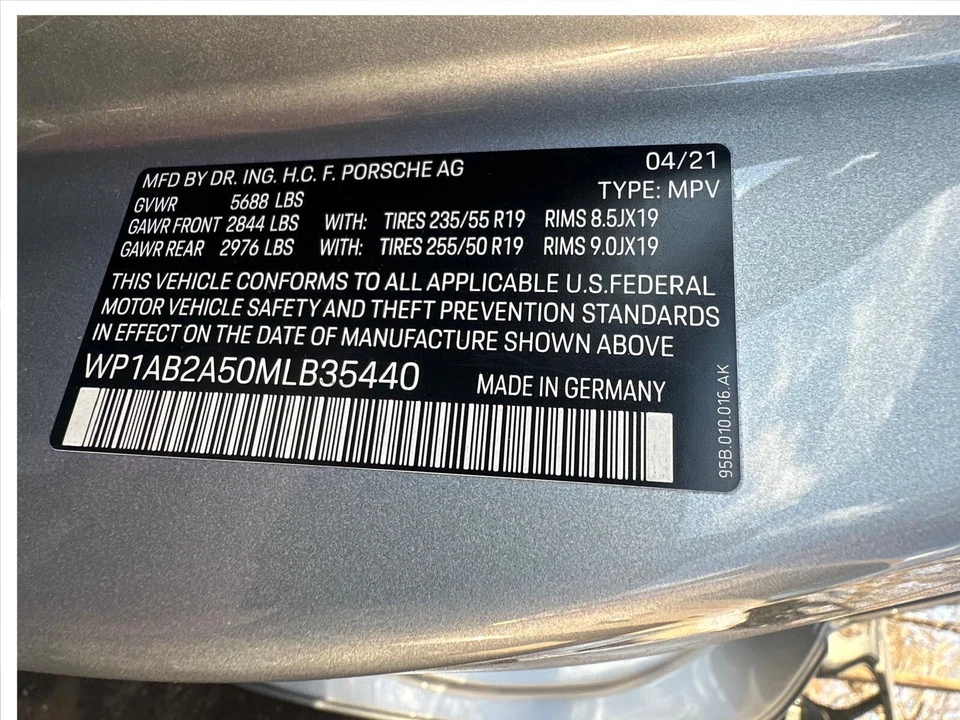 2015 - 2024 PORSCHE MACAN CENTER DASH ANALOG CLOCK STOPWATCH 7P5919203T OEM - Image 4 of 4