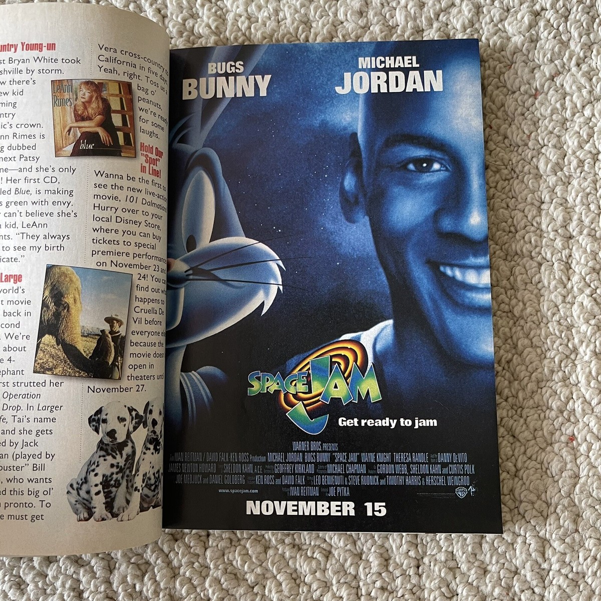 Vintage Disney Adventures Magazine Book Nov. 30, 1996 Toy