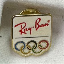 Olympics Rayban Sponsor of the Olympics Vintage Gold Tack Pin T-5973