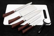 Unique Custom Professional 6-Piece Kitchen Knife chef Set