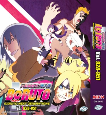 BORUTO: NARUTO NEXT GENERATION Vol.928-951 BOX 34 ANIME DVD REG ALL ENGLISH SUBS