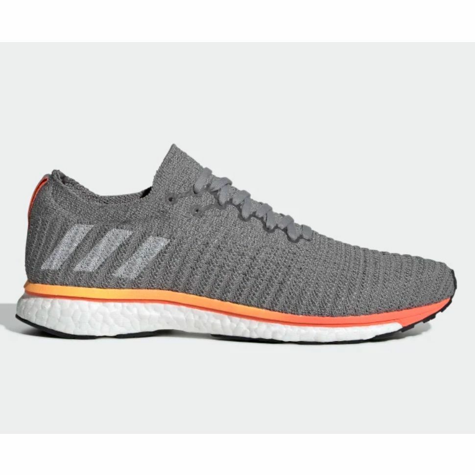 ADIDAS ADIZERO PRIME SHOES GREY THREE / CLOUD WHITE / SOLAR ORANGE SZ 12 | eBay