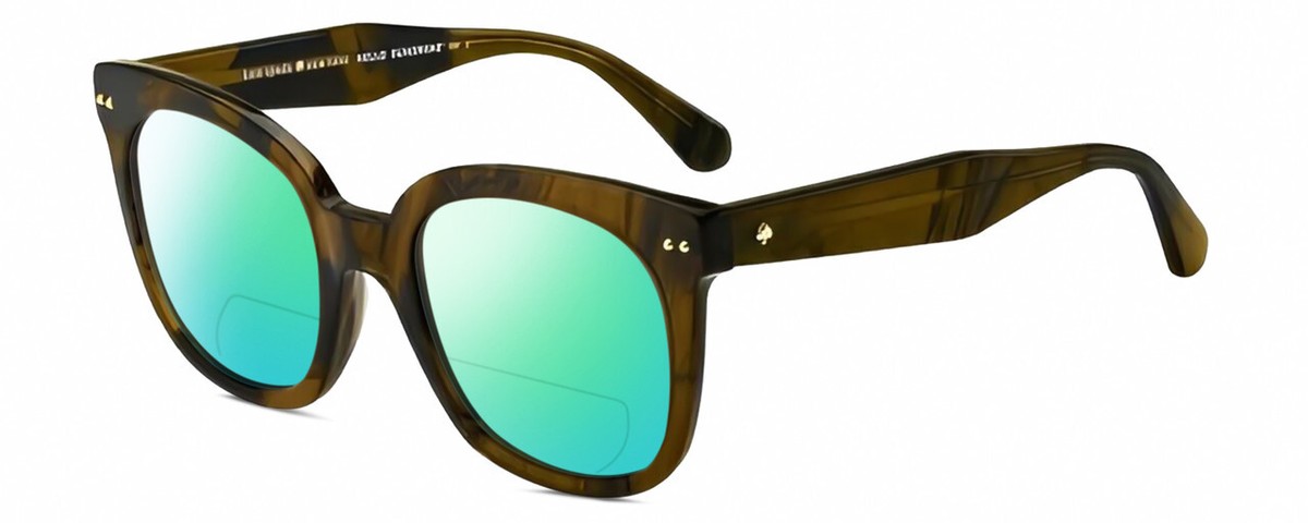 Kate Spade ATALIA Cat Eye Polarized BIFOCAL Sunglasses Brown 