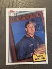 1994 Topps - #756 Casey Whitten (RC) Cleveland Indians #2 Draft Pick 