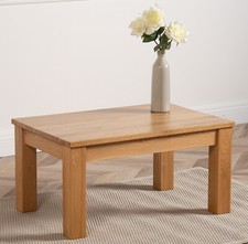 Oslo Oak Coffee Table for Living Room | Light Oak Wooden Coffee Table